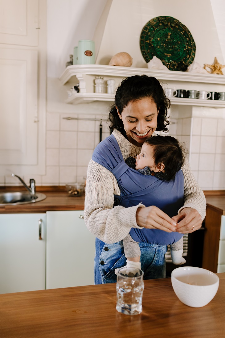 boba.img_alt_prefix Porta-bebé Evolucionário Mochila Pano Boba Bliss Vintage Navy