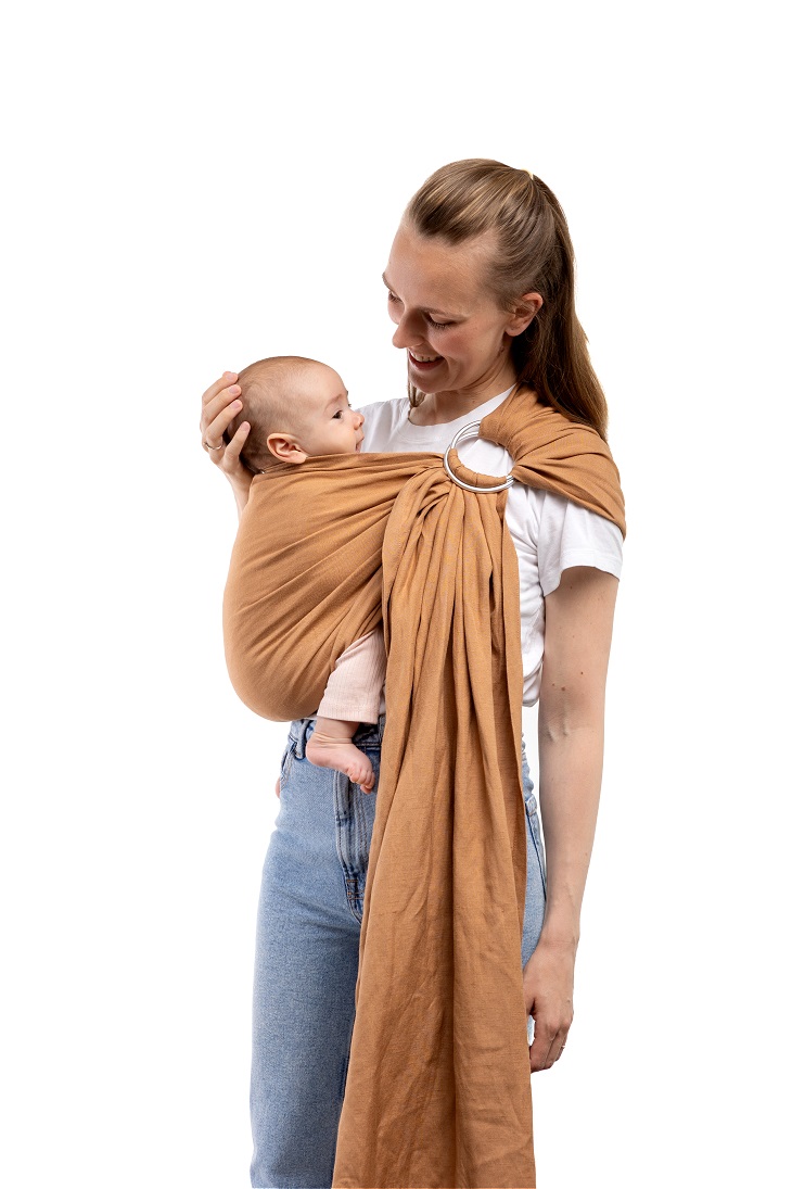 boba.img_alt_prefix Porta-bebés Boba Ring Sling Rye Brown