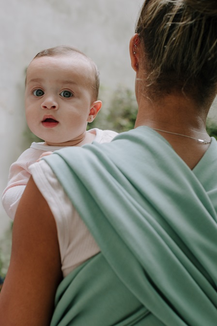 boba.img_alt_prefix Pano elástico porta-bebês Boba Wrap Sage Green