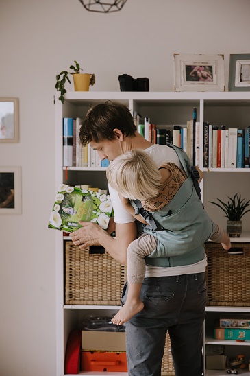 boba.img_alt_prefix Mochila Evolucionária Porta-bebé Boba X Sea Mist